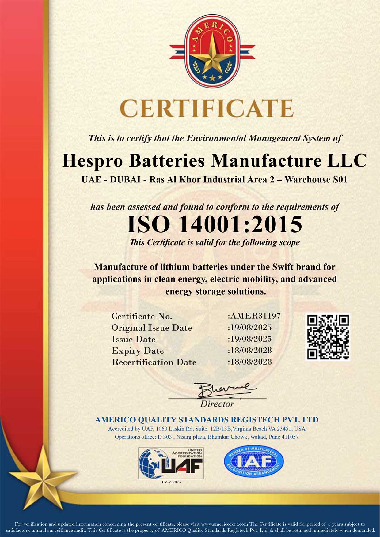 UAF-Americo-ISO-14001-Hespro-Batteries-Manufacture-LLC-(1)